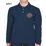 Harriton 5.6 oz. Easy Blend Long-Sleeve Polo